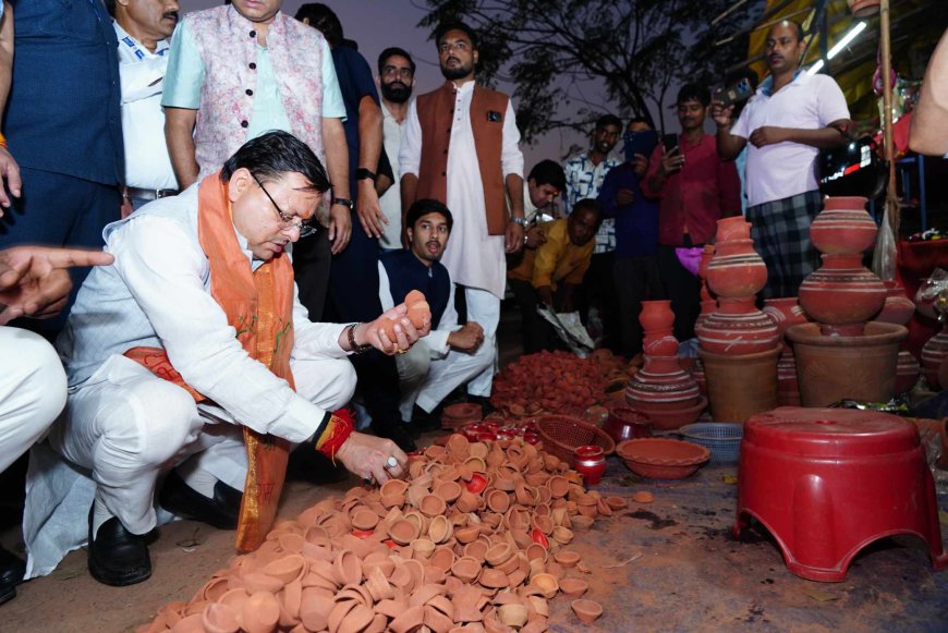 सीएम धामी ने स्थानीय दुकानों से की दीपावली की खरीदारी, स्वदेशी उत्पादों को बढ़ावा देने का दिया संदेश