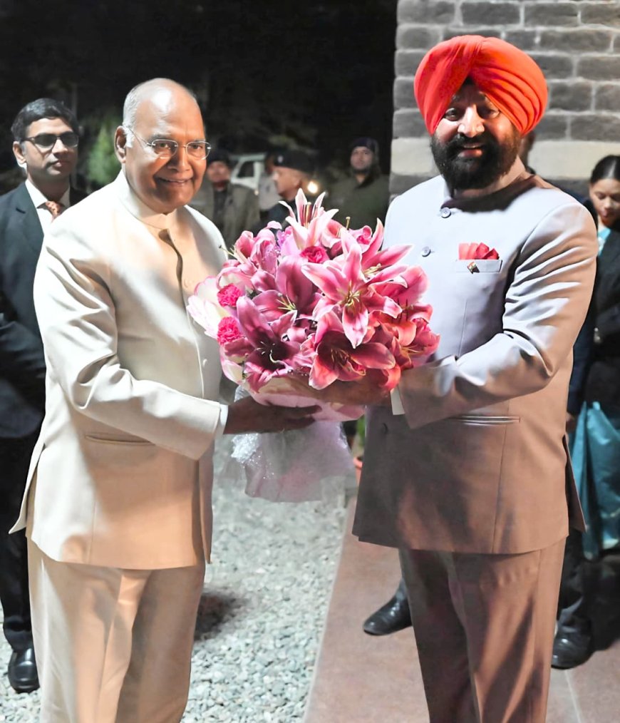 रामनाथ कोविंद देवभूमि आए, राज्यपाल गुरमीत सिंह ने किया अभिनंदन
