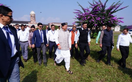 FRI में होगा रजत जयंती उत्सव का मुख्य कार्यक्रम, सीएम धामी ने तैयारियों का किया निरीक्षण