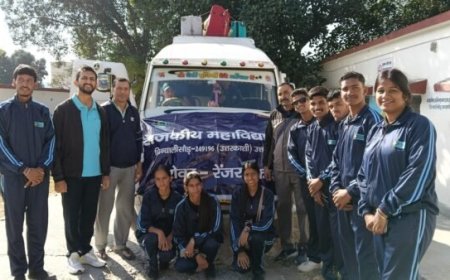 चिन्यालीसौड़ कॉलेज की रोवर-रेंजर्स इकाई रवाना, रामनगर में 15वें प्रादेशिक समागम में होंगे शामिल 