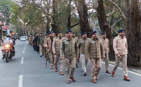 हाई अलर्ट के चलते प्रदेशभर में निकाले गए फ्लैग मार्च, जनता से की गई संदिग्ध व्यक्ति की जानकारी देने की अपील
