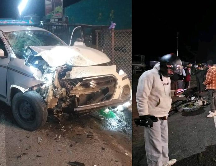 बदरीनाथ हाइवे पर दिल दहलाने वाला हादसा, कार से टकराई बाइक, शादी से लौट रहे 2 युवाओं की मौत