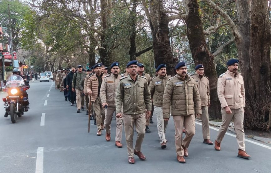 हाई अलर्ट के चलते प्रदेशभर में निकाले गए फ्लैग मार्च, जनता से की गई संदिग्ध व्यक्ति की जानकारी देने की अपील