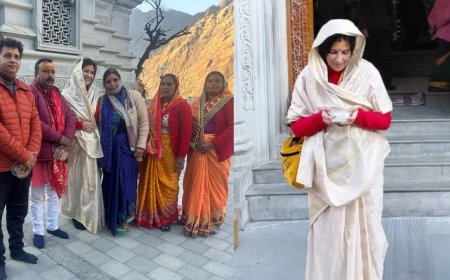 ब्राजील की फर्नांडा को पारिवारिक विवाद का देवभूमि में मिला समाधान, आध्यात्मिक शांति के लिए नंगे पैरों से की शीतकालीन चारधाम यात्रा