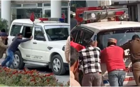 मुख्यमंत्री की सुरक्षा में बड़ा हादसा टला, फ्लीट को धक्का देकर स्टार्ट करना पड़ा