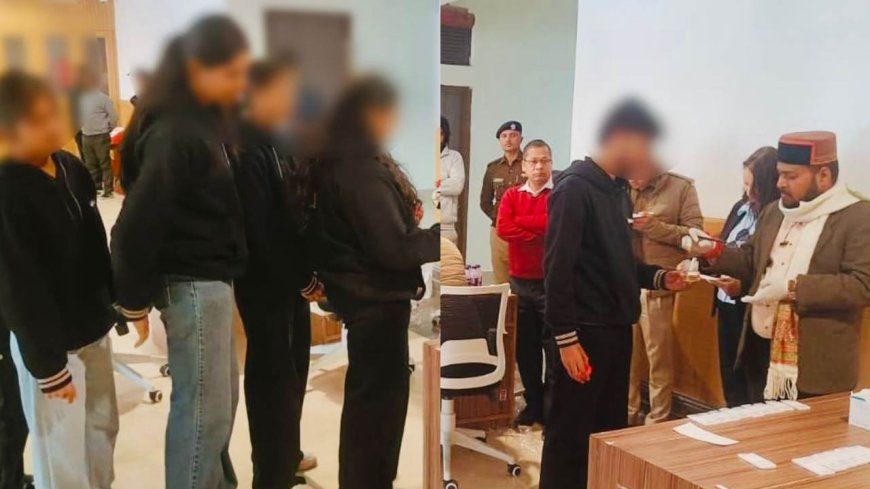 जिला प्रशासन का नशीले पदार्थों के खिलाफ सख्त कदम, ग्राफिक एरा में 150 छात्रों की रैंडम टेस्टिंग