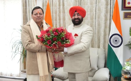 मुख्यमंत्री धामी ने की राज्यपाल गुरमीत सिंह से मुलाकात, नववर्ष 2026 की शुभकामनाएं और बधाई दी