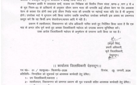 उत्तराखंड: भ्रष्टाचार के आरोप में लाखामंडल में तैनात राजस्व उप निरीक्षक सस्पेंड