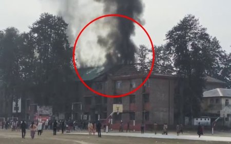 सैनिक स्कूल के एकेडमिक ब्लॉक में लगी भीषण आग, समय पर दमकल पहुंचने से टला बड़ा हादसा