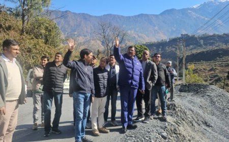 पिटकुल के प्रबंध निदेशक पी0सी0 ध्यानी ने गढ़वाल की निर्माणाधीन परियोजनाओं का निरीक्षण कर कार्यदायी संस्था एवं अधिकारियों को दिए आवश्यक निर्देश