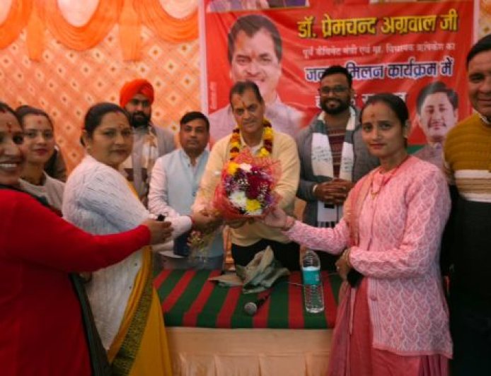 क्षेत्रवासियों ने प्रेमचंद अग्रवाल को पाँचवीं बार विधायक बनाए जाने हेतु पुरजोर समर्थन देने की बात कही
