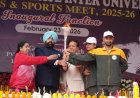 पंतनगर में उत्तराखण्ड राज्य विश्वविद्यालय खेल प्रतियोगिता शुरू, राज्यपाल गुरमीत सिंह ने किया उद्घाटन