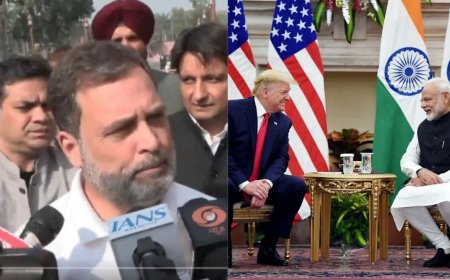 लोकसभा में राहुल गांधी का हमला, ‘ट्रेड डील से किसानों को नुकसान, एपस्टीन फाइल्स और अडाणी केस से PM पर दबाव