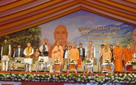 स्वामी सत्यमित्रानंद गिरि  महाराज की समाधि मंदिर मूर्ति स्थापना पर आयोजित समारोह का हुआ समापन