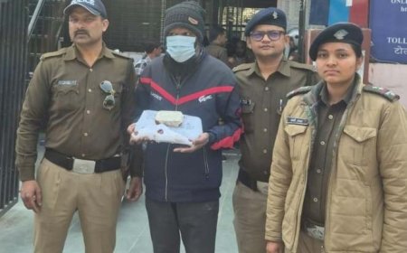 ऑपरेशन क्रैकडाउन के तहत बड़ी सफलता, अवैध हथियारों के साथ आरोपी गिरफ्तार