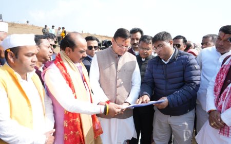 256 करोड़ की लागत से छमनिया में बन रहा पहला महिला स्पोर्ट्स कॉलेज, CM धामी ने किया निरीक्षण