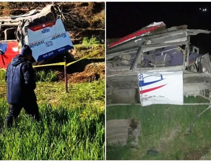 भीषण हादसा : बारातियों की बस खाई में गिरी, 13 की मौत, 34 गंभीर घायल