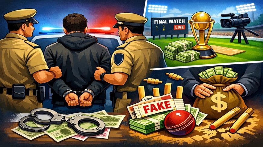 HALDWANI FAKE CRICKET TOURNAMENT: क्रिकेट टूर्नामेंट के नाम पर लाखों का झांसा, पुलिस ने आरोपी को किया गिरफ्तार