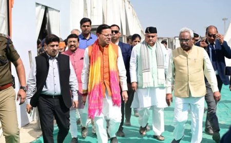 7 मार्च को हरिद्वार आएंगे गृह मंत्री अमित शाह, मुख्यमंत्री धामी ने किया कर्यक्रम स्थल का निरिक्षण