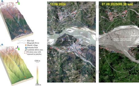 69 लाख किलो के बर्फ के टुकड़े ने मिटाया धराली का वजूद, इसरो की नई रिपोर्ट में सामने आई बात