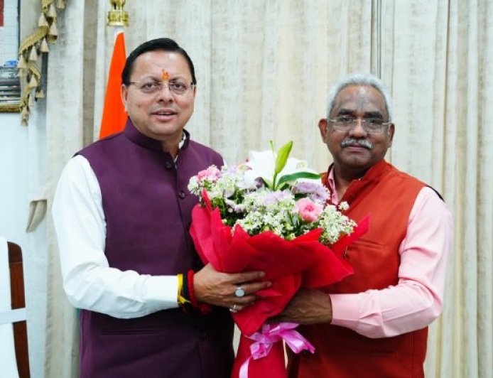 मुख्यमंत्री से नवनियुक्त मंत्री मदन कौशिक, प्रदीप बत्रा एवं राम सिंह कैड़ा ने की मुलाकात