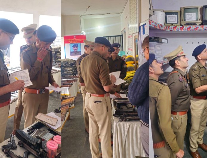 देहरादून: बसंत विहार थाने का वार्षिक निरीक्षण, एसपी सिटी ने दिए सख्त निर्देश