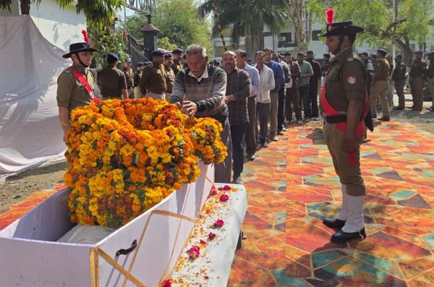 नैनीतालः पुलिस कांस्टेबल का ड्यूटी के दौरान आकस्मिक निधन