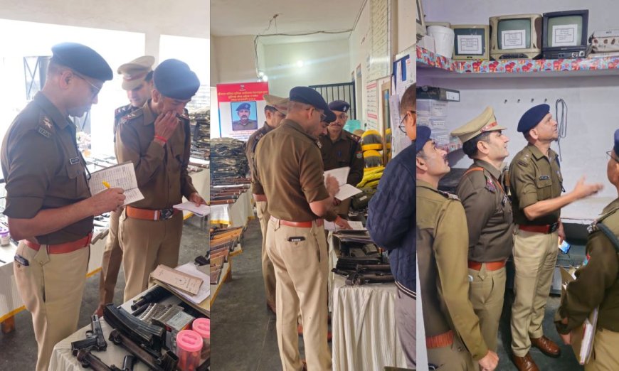 देहरादून: बसंत विहार थाने का वार्षिक निरीक्षण, एसपी सिटी ने दिए सख्त निर्देश