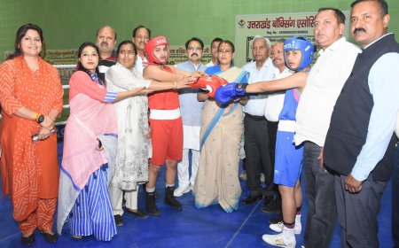 पिथौरागढ़ बनी चैंपियन: खेल मंत्री रेखा आर्या ने बॉक्सिंग प्रतियोगिता का भव्य समापन किया
