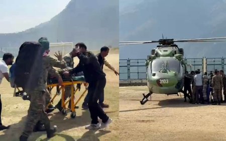 चमोली: अनियंत्रित सेना के वाहन के खाई में गिरने से दो जवान घायल, एक की हालत गंभीर