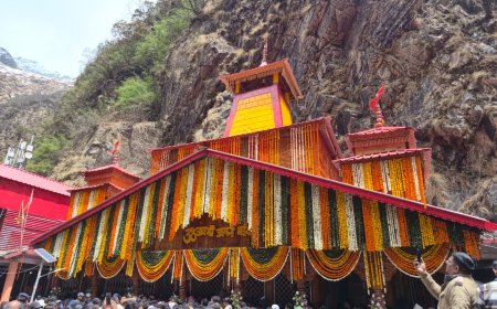 उत्तराखंड: अक्षय तृतीया पर गंगोत्री और यमुनोत्री धाम के कपाट खोले गए, 2026 चारधाम यात्रा का आगाज़