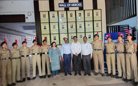 रामनगर महाविद्यालय में रैंक सेरेमनी: हर्षिता गोस्वामी को मिली सीनियर अंडर ऑफिसर की जिम्मेदारी