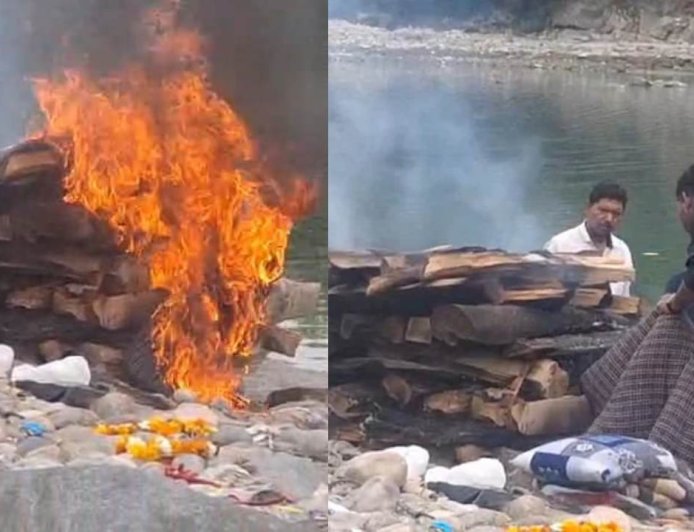 श्रीनगर गढ़वाल में बेटी के अंतिम संस्कार की विषम परिस्थिति: गीली लकड़ी और डीजल का प्रयोग