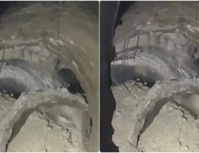 रुद्रप्रयाग में कर्णप्रयाग रेलवे टनल में भू-धंसाव, मौके पर मची अफरा-तफरी