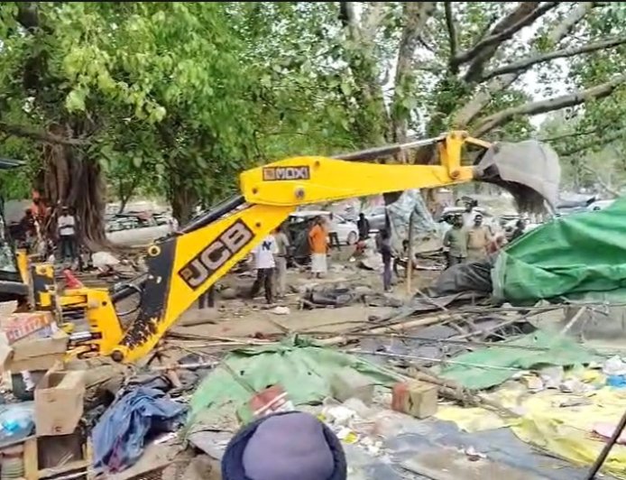 हरिद्वार में अतिक्रमण पर हमला, अभियान ने पाँचवे दिन भी गति पकड़ी