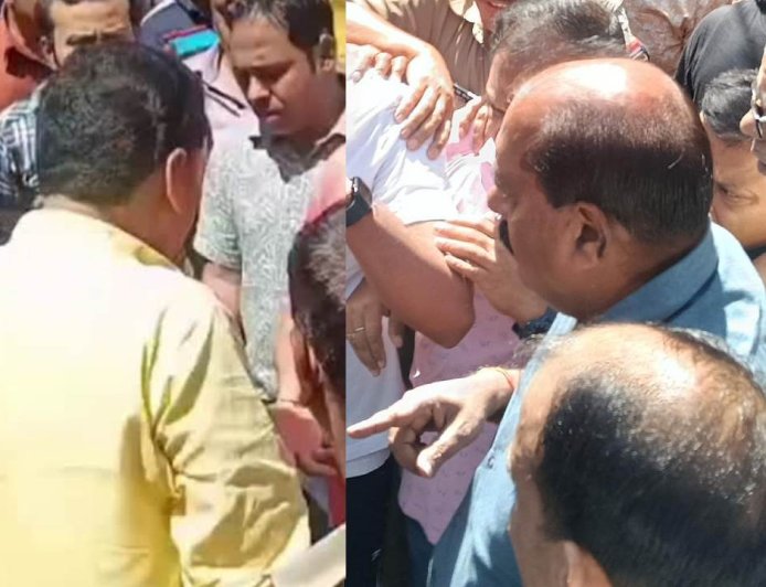 जसपुर में लक्ष्मीबाई की मूर्ति स्थापना को लेकर विवाद, विधायक आदेश चौहान और पूर्व विधायक सिघंल के समर्थकों में झड़प