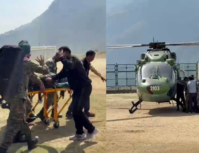 चमोली: अनियंत्रित सेना के वाहन के खाई में गिरने से दो जवान घायल, एक की हालत गंभीर