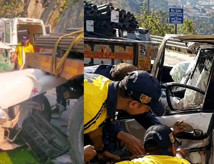 दिल्ली से शादी में पौड़ी आ रहे परिवार का भयानक सड़क हादसा, एक महिला की मौत और सात घायल