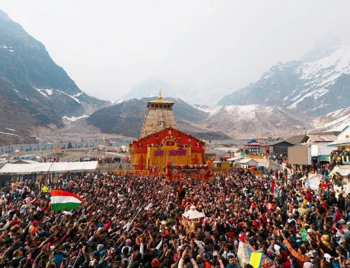 ग्यारहवें ज्योर्तिलिंग श्री केदारनाथ धाम के कपाट श्रद्धालुओं के लिए खुले