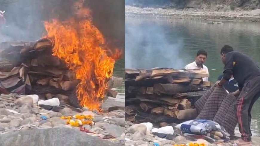 श्रीनगर गढ़वाल में बेटी के अंतिम संस्कार की विषम परिस्थिति: गीली लकड़ी और डीजल का प्रयोग