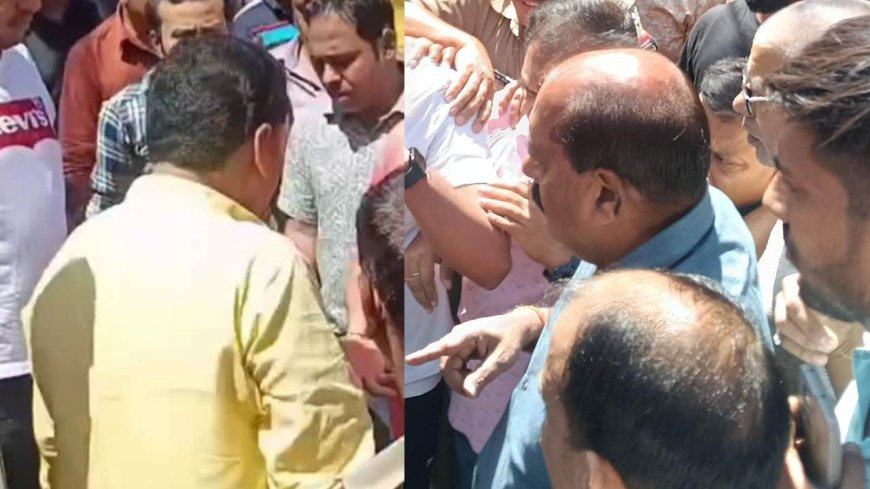 जसपुर में लक्ष्मीबाई की मूर्ति स्थापना को लेकर विवाद, विधायक आदेश चौहान और पूर्व विधायक सिघंल के समर्थकों में झड़प