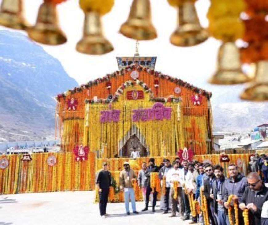 केदारनाथ धाम के कपाट खुले, श्रद्धालुओं में उमंग का माहौल