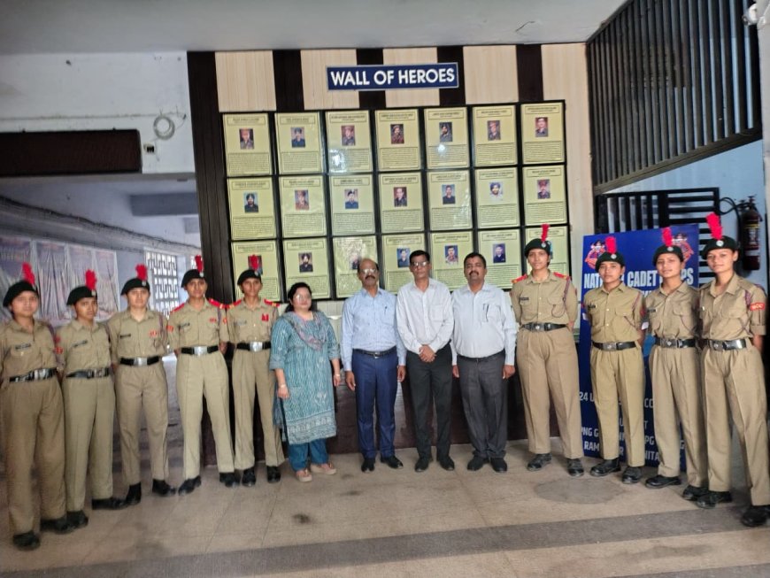 रामनगर महाविद्यालय में रैंक सेरेमनी: हर्षिता गोस्वामी को मिली सीनियर अंडर ऑफिसर की जिम्मेदारी