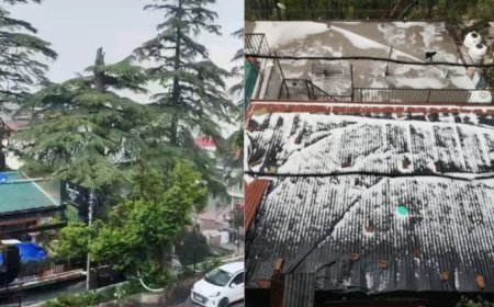 उत्तराखंड का मौसम बदलने से मिली गर्मी से राहत, देहरादून-मसूरी में भारी बारिश और ओलावृष्टि