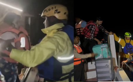 टिहरी झील में तूफान के बीच फंसे 30 लोग, SDRF ने बचाई जानें, फ्लोटिंग हट हुए तहस-नहस