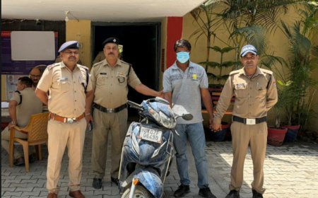 देहरादून: विकासनगर से वाहन चोर गिरफ्तार, चोरी की स्कूटी बरामद