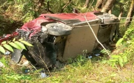 उत्तराखंड की दिल दहला देने वाली खबर: सड़क हादसे में 5 की मौत, गहरी खाई में गिरी कार