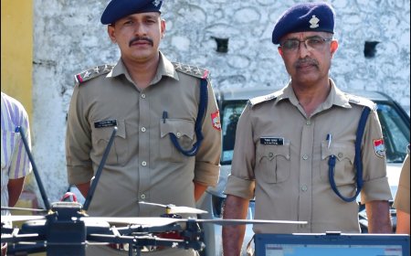 ​जाम और सुरक्षा पर अब आसमान से नज़र! एडवांस्ड ड्रोन्स, 2 किमी रेंज और 40 मिनट के बैकअप से चप्पे-चप्पे पर रहेगी पैनी नज़र।