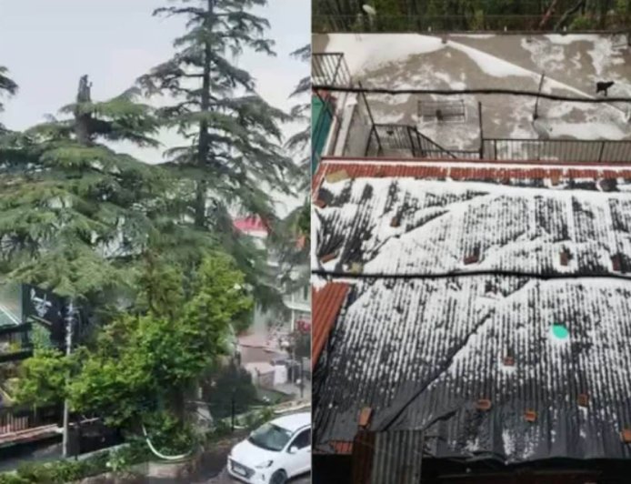 उत्तराखंड का मौसम बदलने से मिली गर्मी से राहत, देहरादून-मसूरी में भारी बारिश और ओलावृष्टि