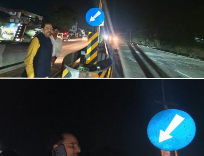अजय भट्ट ने की लालकुआं-हल्दूचौड़ हाईवे पर बंद स्ट्रीट लाइटों का निरीक्षण; NHAI को दिए कार्यवाही के आदेश